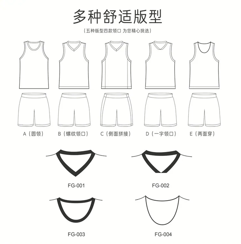 篮球服版型