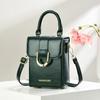 Bolsa de Ombro Feminina 2025 Novo Modelo Cor Macaron Bolsa para Celular Feminina Simples e Leve Luxo Bolsa Transversal de Ombro Ajustável
