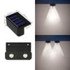 Luzes solares de degrau Luzes de jardim ao ar livre Luzes de escada Luzes de cerca Luzes decorativas de escada Luzes de cerca de parede