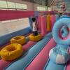 Castillo Inflable Transfronterizo Cama Elástica Fiesta Infantil Trampolín Castillo Travieso Tierra Parque Infantil Infantil Tobogán Exterior