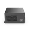 Chasis Mini ITX de montaje en pared placa base pequeña posición de fuente ATX uso de computadora servidor de control industrial acero de 0.8 MM gris