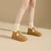 Botines Birkenstock, Botas tipo Martin para mujer, Nuevo estilo versátil de invierno 2026, Acolchados y engrosados para abrigar, Botas de nieve ligeras