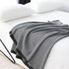 Manta de Aviación Sencilla Estilo Europeo Cuidadosamente Seleccionada, Manta para Siesta, Manta para Cama con Aire Acondicionado, Chal Manta para Oficina, Manta para Sofá