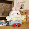 Mochila Infantil Coelho de Desenho Animado 2026 Novo Modelo Grande Capacidade Bolsa Escolar para Jardim de Infância Mochila Casual ao Ar Livre Anti-Perda
