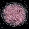 Miçangas acrílicas pequenas e chatas, suprimentos de artesanato DIY para fazer brinquedos antiestresse, contas de cristal coloridas e transparentes