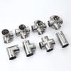 Conector Triplo de Aço Inoxidável 19Mm25Mm32Mm Peça Fixa Junta Cotovelo Montagem Estrutura Fixador Ângulo Reto