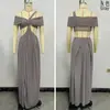 Ropa de mujer para comercio exterior, nueva colección de verano de Amazon, ropa de mujer de moda, strapless sexy, ajustada, de color liso, vestido de malla transparente