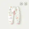 Calça Bebê Outono Inverno Meninos Meninas Três Camadas Acolchoada Abertura Entre Pernas Calça Infantil Engrossada Quente Longa Pijama para Casa