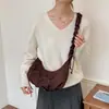 Bolso de hombro con diseño único de tirante plisado y lazo, bolso tipo nube para mujer, nuevo y moderno 2026, bolso de alta calidad para debajo del brazo