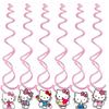 Suministros para Fiesta de Cumpleaños de Pink Kt Cat Vajilla Set Plato de Papel Servilleta Mantel Decoración Banner Tema Hello Kitty