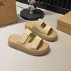 Pantuflas Estilo Birkenstock de Suela Gruesa con Doble Correa para Mujer, Moda Verano 2026, Versátiles, Antideslizantes, Sandalias de Deslizamiento Fácil con Velcro Mágico