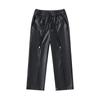 Ropa para Niños Pantalones de Cuero para Niñas 2026 Primavera y Otoño Nuevos Pantalones Largos de Piel Sintética Estilo Europeo y Americano Pantalones para Niños de Color Sólido