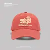 Gorra de Béisbol Amarilla Bordada con Letras Estilo Coreano para Mujer Primavera y Verano Cabeza Grande Mostrando Cara Pequeña Secado Rápido Gorra de Sombrilla para Hombre