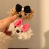 Pinza para el pelo de cachorro con lazo de peluche de invierno, accesorio para el pelo para niña, flequillo, pinza para el pelo, accesorios para el pelo para niña