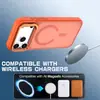 Adecuado para Apple Iphone18Pro Color Brillante Tipo Piel Mate Magnético Funda de Teléfono Samsung S26Fe Soporte Anti-Caída Cubierta