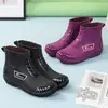 Cubrezapatos de Cocina para Trabajar para Adultos, Botas de Lluvia para Mujer, Suelas Suaves y Terciopelo, Botas de Lluvia Cálidas e Impermeables, Ropa Exterior de Moda para Celebridades de Internet para Todas las Estaciones