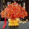 Árbol de la fortuna de cuentas hecho a mano bolsa de materiales para hacer adornos manualidades de dragón tejido diy accesorios de resina para adultos