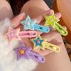 Dulce Cool Dopamina Estrella Pinza BB y2k Estrella de Cinco Puntas Horquilla Lateral para el Cabello Combinable Lindo Tocado Accesorios para el Cabello Mujer ins
