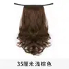 Rabo de Cavalo Peruca Feminino Cabelo Artificial Pegador Tira para Cabelo Cacheado Rabo de Cavalo Curto Feminino Ultra Leve Flor de Pera Cacheado Cabelo Longo Rabo de Cavalo Alto
