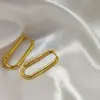 Ear cuffs de personalidade europeia e americana exagerados, metal pesado, senso de alta qualidade, brincos de círculo grande, brincos com design retrô francês