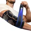 Nueva rodillera de cobre ionizado, envolvente, presurizada, transpirable, manga para codo de tenista fitness, manga para articulaciones deportivas