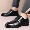 Zapatos de Piel para Hombre Zapatos de Tres Ojales Casual de Negocios Formal Británico Derby Zapatos de Boda Resistentes al Desgaste Viaje al Trabajo Zapatos para Hombre