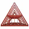 Casa triangular de estructura de acero transfronteriza, casa de vacaciones y villa tipo A - fábrica directa para la producción de estructuras de acero