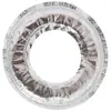 Pad a Prueba de Aceite para Estufa de Gas Anillo Redondo de Papel de Aluminio para Estufa Pad de Limpieza de Papel de Aluminio de Cocina Pad de Limpieza Cuadrado Pad Protector