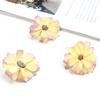 Material hecho a mano para bricolaje, simulación de flores, flores para bodas, flores de pared, ramillete, tocado, flores decorativas, flores de crisantemo, flores de lengua estelar.