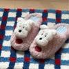Pantuflas de Algodón para Cachorros para Mujer, Pantuflas de Felpa de Dibujos Animados para el Hogar de Invierno, para Otoño e Invierno, de Suela Gruesa, Forradas de Felpa, Antideslizantes, Cálidas