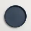 Base de Mimbre Cerámica Quemada Esterilla Decorativa para Agua Florero Nórdico Color Apagado Maceta Engrosada Recolector de Agua