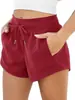 Pantalones Cortos Deportivos Casuales Transfronterizos Versátiles de Pierna Recta Holgados 2025 para Fitness, Correr, Alargar Piernas, Yoga, Transpirables, de Cintura Alta