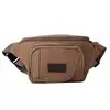 Bolsa de cintura personalizada atacado Bolsa de cintura para corrida de lazer para celular Bolsa de peito masculina multiuso Bolsa de cintura de lona para esportes ao ar livre