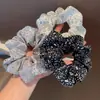 Goma para el pelo de estilo coreano resistente con pedrería, anillo para el pelo, banda para el pelo de moda de calidad, aro para el pelo, accesorio para la cabeza para mujer, nuevo accesorio para el pelo de boutique