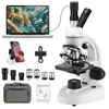 Investigación en microscopía biológica, experimentos de microscopía cósmica, óptica de microscopía HD, óptica de microscopía monocular, biología