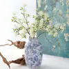 Flores Artificiales, Flores Pequeñas de Mango, Formas de Pino de Bienvenida Imitación, Ramas Suaves que se Pueden Moldear, Ramitas Florales de Forma Especial para Arreglos Florales