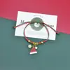 Novo Pulseira de Rena do Papai Noel Quente de Vendas Transfronteiriças Pulseira Luminosa Presente para Melhor Amigo Estudante Joias Atacado Festival
