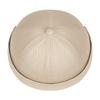 Etiqueta de tela de moda de primavera Sombrero de piso sin pompón para hombre y mujer Sombrero distintivo de calle tipo melón Estilo coreano Simple casual Sombrero Tang