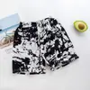 Pantalones Cortos de Seda de Hielo para Niños, Nuevo Estilo de Verano, Pantalones Cortos hasta la Rodilla para Niñas, Pantalones de Playa Sueltos para Niños Pequeños y Estudiantes, Pantalones Casuales para Niños