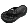 26 Modelos Nuevos de Pantuflas de Suela Gruesa para Mujer, Aptas para Uso en Casa y al Aire Libre, Chanclas Versátiles de Eva que Aumentan la Altura con Tacones de Cuña