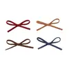 Otoño e Invierno Retro Versátil Hecho a Mano Gamuza Lazo DIY Pasador Pinza Lateral Accesorio para el Cabello Zapato Calcetín Bolsa Colgante Accesorio