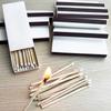 Caja blanca pura cabeza blanca sin logotipo varilla de extensión nuevo hogar ins Viento Fuego cerillera creativa