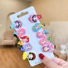 Pinza para el pelo de helado de pegamento suave para niños, pinza de pico de pato pequeña para niñas, pinza súper linda, pinza para el pelo de la serie crema, accesorios para el pelo