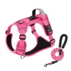 Arnés para perros superventas transfronterizo, compatible con rastreadores AirTag, diseñado para uso en exteriores y personalizable para evitar que las mascotas se pierdan