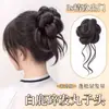 Marubeni Peruca de Cabeça Clipe de Garra Mil Botão de Flor Dourada Temperamento Artefato de Cabelo Simulação Cabelo Humano Peruca Natural Fofa Bolsa de Cabelo