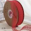 Decoração de bolo Lace Belt Rose Flower Ribbon Baking Dessert Table Ribbon Ribbon Silk Ribbon Hollow Lace Packaging Belt
