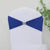 Funda para silla sin nudos, termoadhesiva, con lazo de flores y pedrería, con banda elástica y pedrería, ideal para bodas, eventos y comercio exterior.