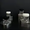 Lanzamiento de Nuevo Modelo en Stock Botella Dispensadora de Vidrio 100g Botella para Crema Simple Botella Dispensadora de Crema Facial para Dama Material de Empaque Cosmético