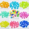 Cubos de Gelo Luminosos Ecológicos em Formato, Pedras Fluorescentes Coloridas, Areia para Fundo de Aquário, Acessórios de Decoração para Aquário Atacado