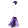Halloween Nuevo Disfraz Cosplay Transfronterizo Accesorios Utilería para Disfrazarse Bruja Bicolor Quidditch Escoba Voladora